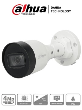 Cámara Dahua IP 4 mp POE con micrófono