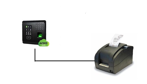 zkteco mb360 con impresora zk