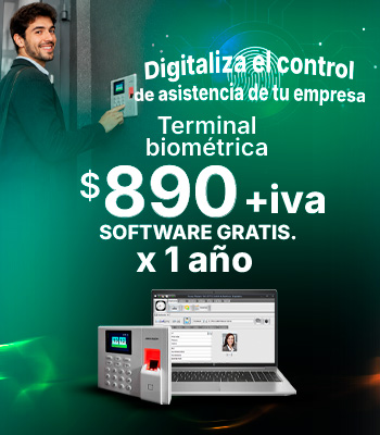 biométrico huella digital hikvision mxn $ 890